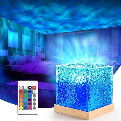 Ocean Wave Water Lamp Ripple Night Light