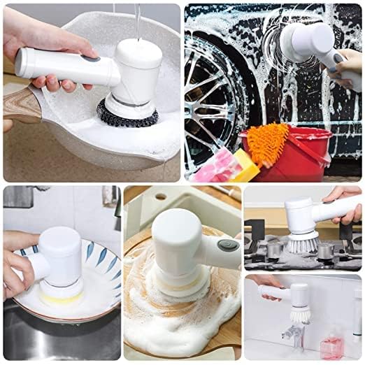 5 in 1 Home and Kitchen cleaning scrub Rechargeable