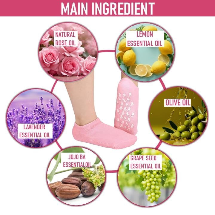 Silicone Gel Spa Socks